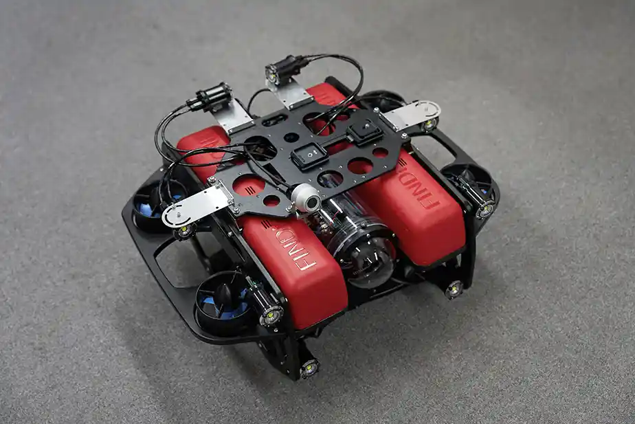 水中ドローン調査用機材